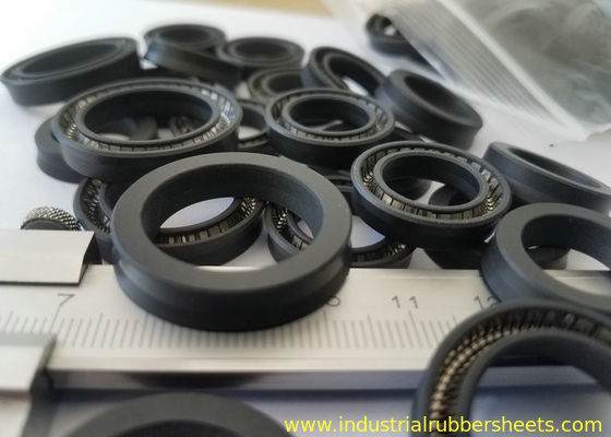 White or Black PTFE Oil Seal with SS304 or SS316 Insert Spring in Standard Size