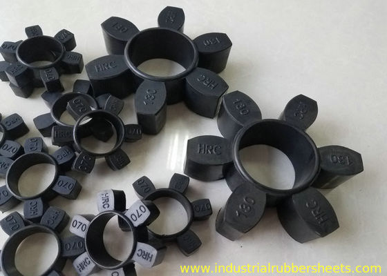 Black HRC Type Polyurethane Coupling with 8Mpa Tensile Strength and High Wear Resistance