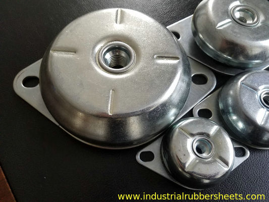 Galvanized Metal Industrial Grade Rubber Shock Mounts with High Tensile Rubber for Compressor and Refrigerator