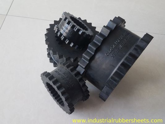 Black Color 3J - 11J Size Range Polyurethane Gear Coupling for Air Compressor Applications