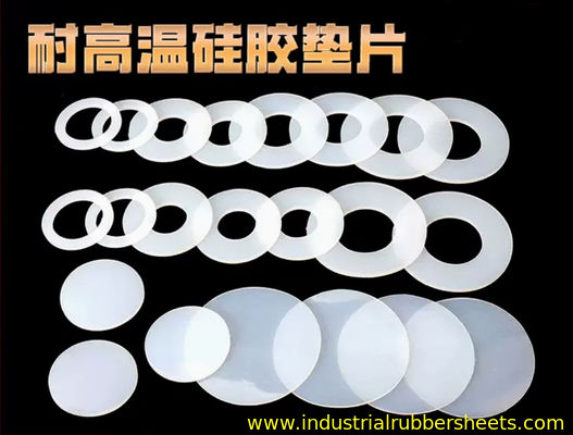 High Tear Strength Silicone Washer with High Temperature Resistance and Customizable Sizes for Sealing Applications