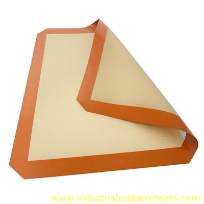 High Temperature Resistant PTFE Coated Fiberglass Fabric Silicone Baking Mat with Non-Stick Surface and Food Grade Safety