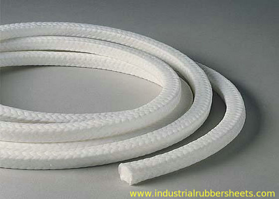 व्हाइट जाली बकाया PTFE पैकिंग, तेल या तेल के बिना पीटीएफई पैकिंग