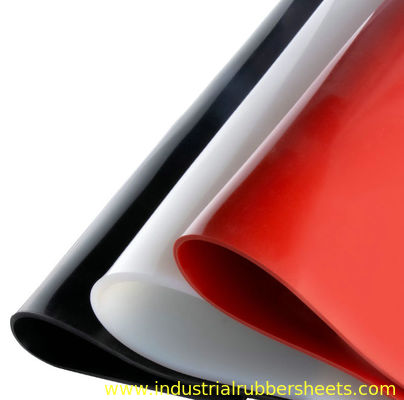 2mm Thick High Hardness Silicone Rubber Sheet with UL94-V0 Rating for Industrial Use
