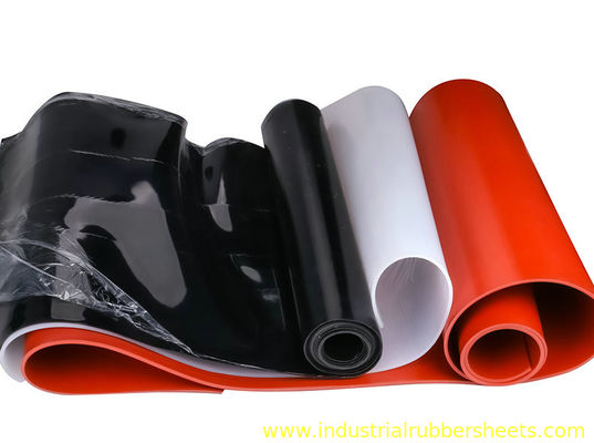 2mm Thick High Hardness Silicone Rubber Sheet with UL94-V0 Rating for Industrial Use