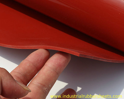 2mm Thick High Hardness Silicone Rubber Sheet with UL94-V0 Rating for Industrial Use