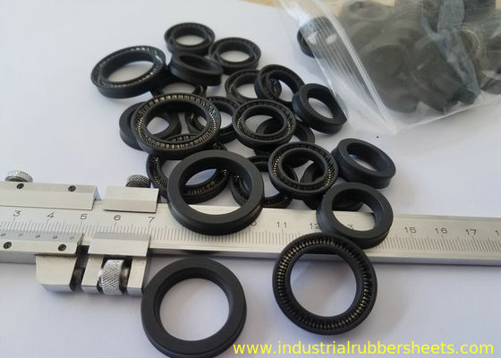 White or Black PTFE Oil Seal with SS304 or SS316 Insert Spring in Standard Size