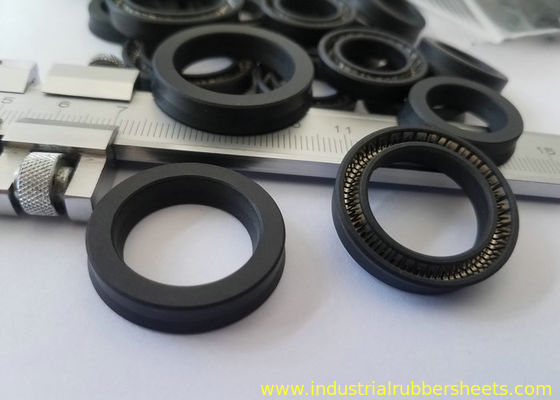 White or Black PTFE Oil Seal with SS304 or SS316 Insert Spring in Standard Size