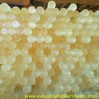 Yellow Polyurethane Rod with 120°C Working Temperature, 300-500mm Length, and Corrosion Resistant Properties