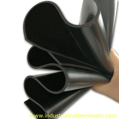 2MPa Tensile Strength Black Industrial Grade SBR Rubber Sheet