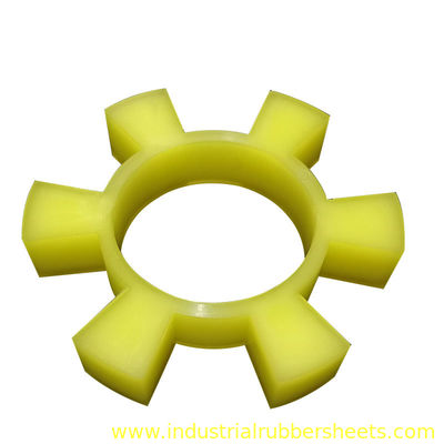 मानक आकारों में 90-98 शोर ए कठोरता और 12-50Mpa तन्य शक्ति के साथ टी टाइप पीयू कपलिंग स्पाइडर